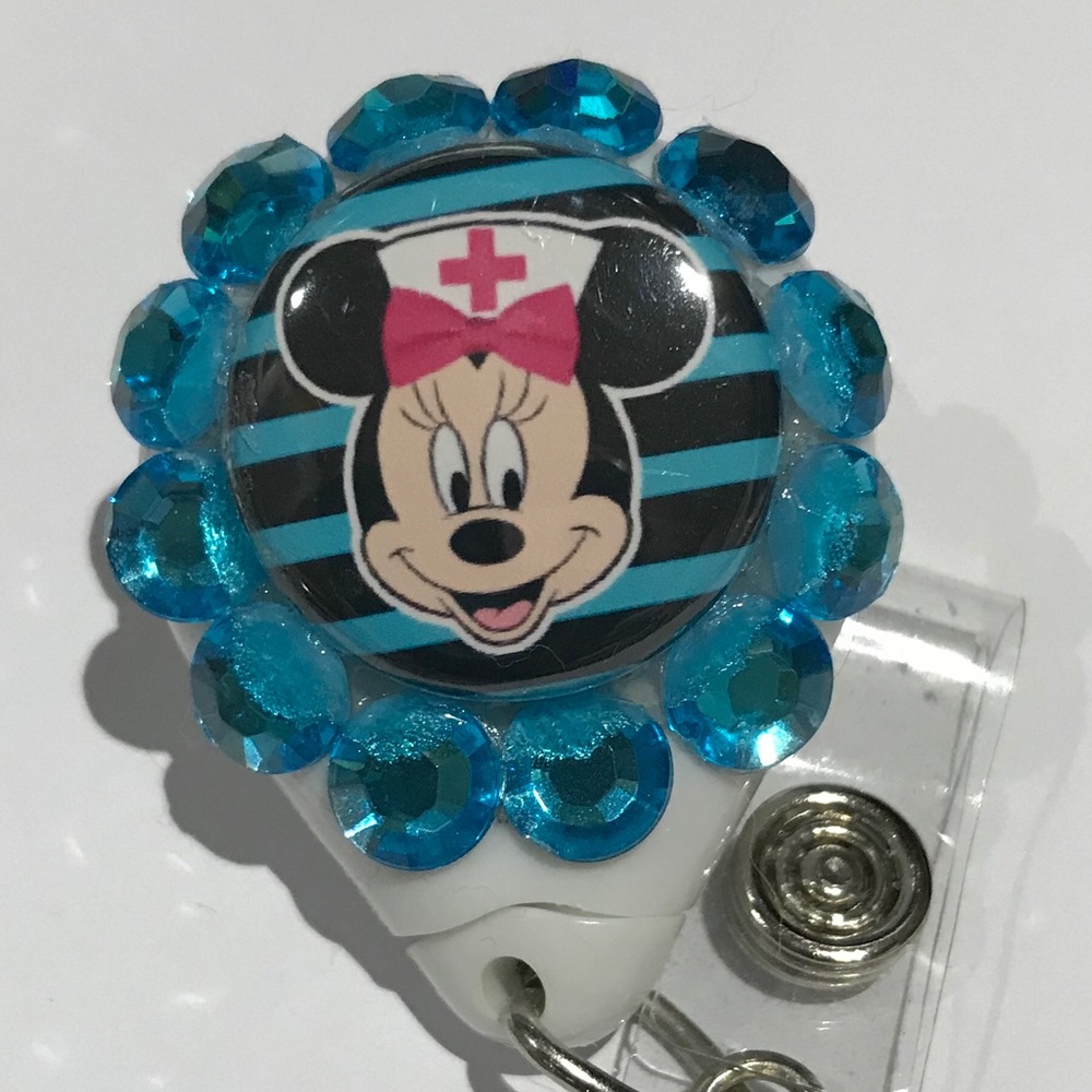 3/$35 Nurse Minnie badge reel